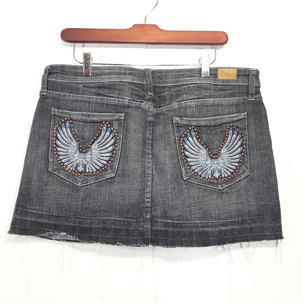 angel wing studded skirt size 31 By See Thru Soul